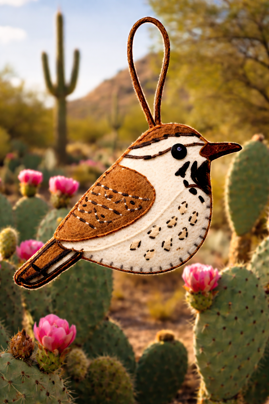 Felt Cactus Wren Pattern: DIY Arizona state bird